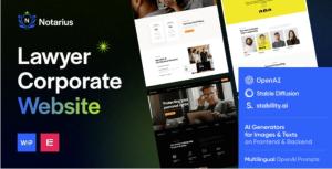 Notarius - Lawyer Legal Advisor WordPress Theme